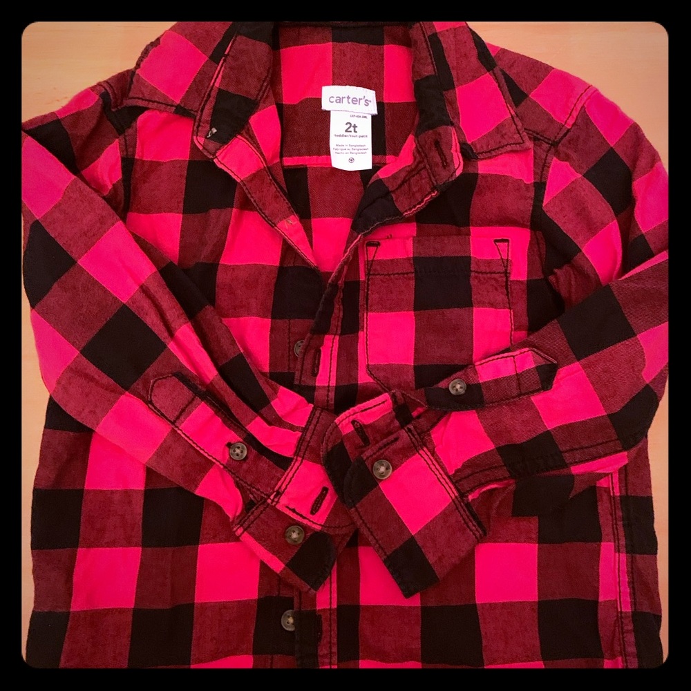 Buffalo plaid button up